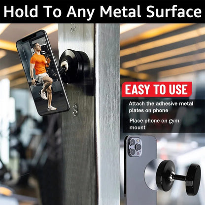 Dual Magnetic Gym Phone Holder - Film Those PB's!